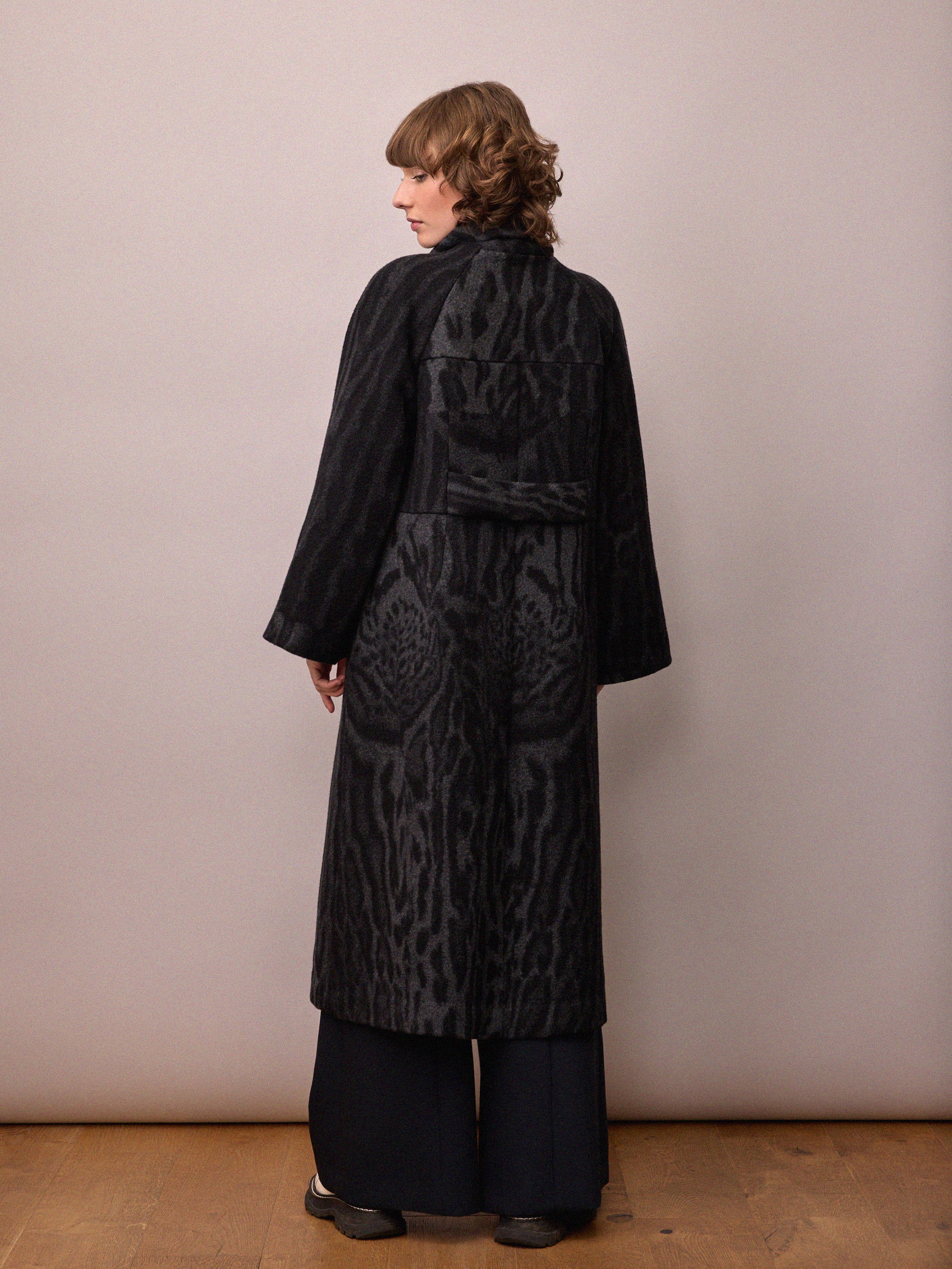 Ryder Coat / Charcoal Cheetah