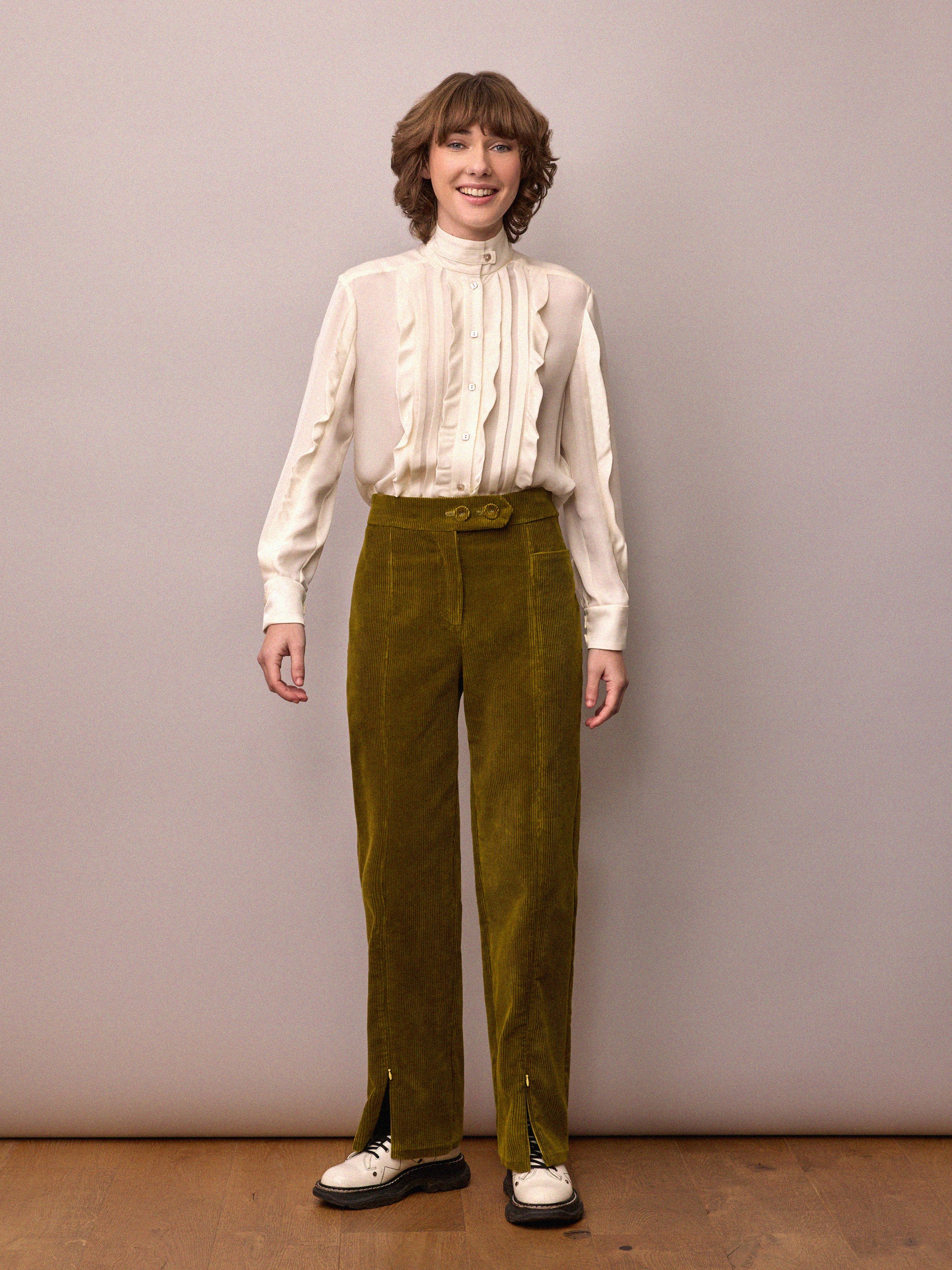 Toni Trouser / Chartreuse Corduroy