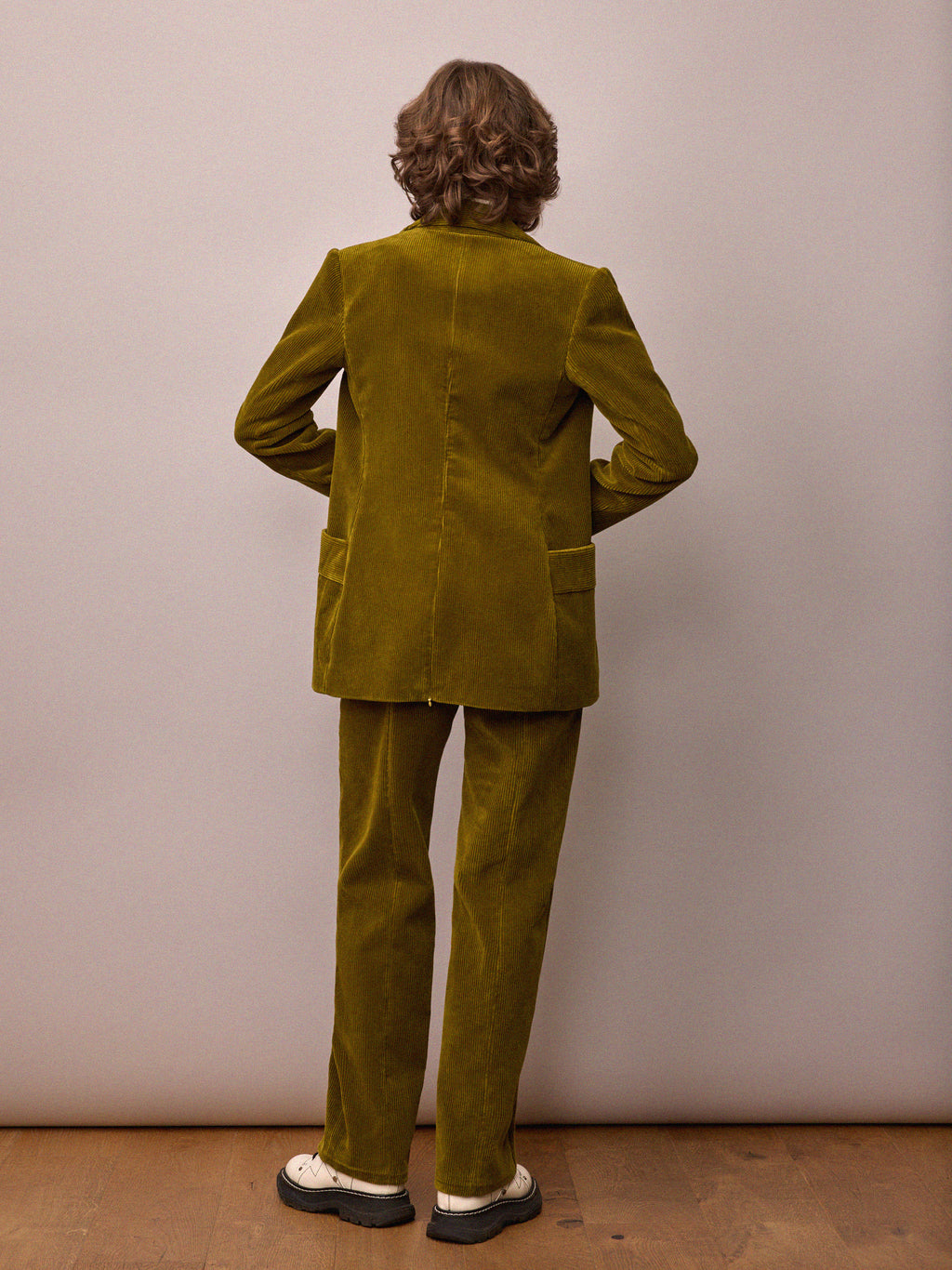 Toni Suit Jacket / Chartreuse Corduroy