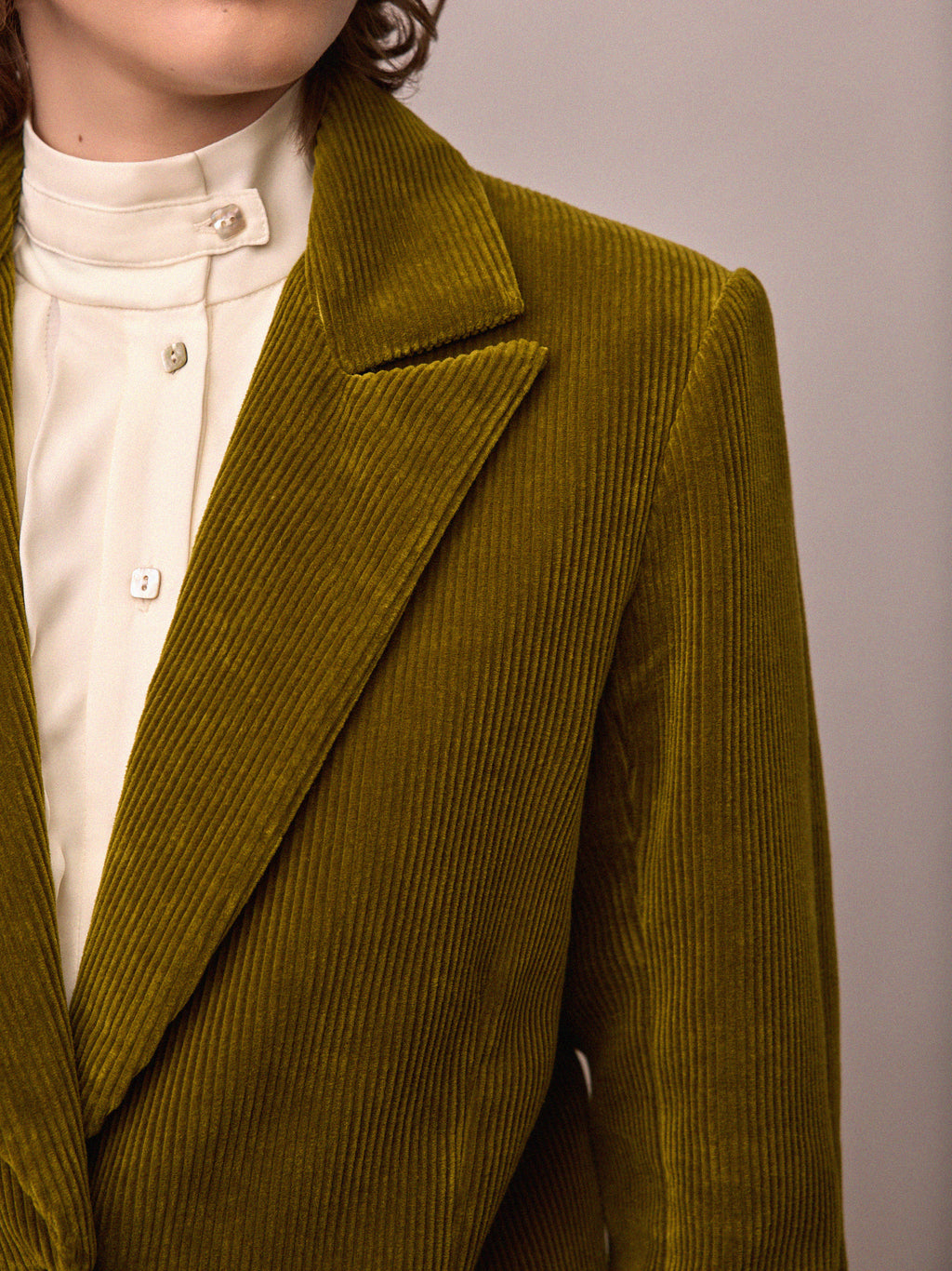 Toni Suit Jacket / Chartreuse Corduroy