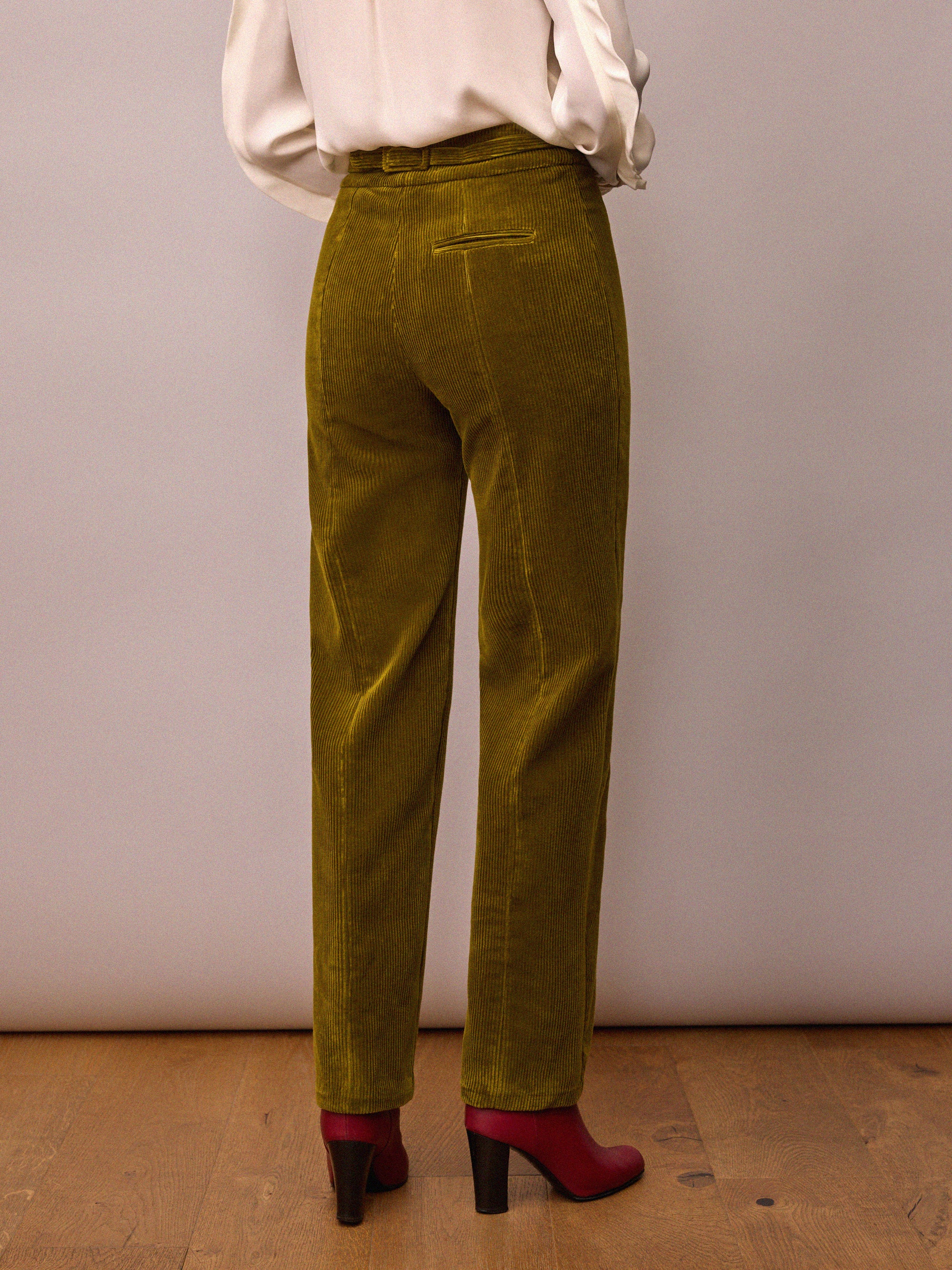 Toni Trouser / Chartreuse Corduroy