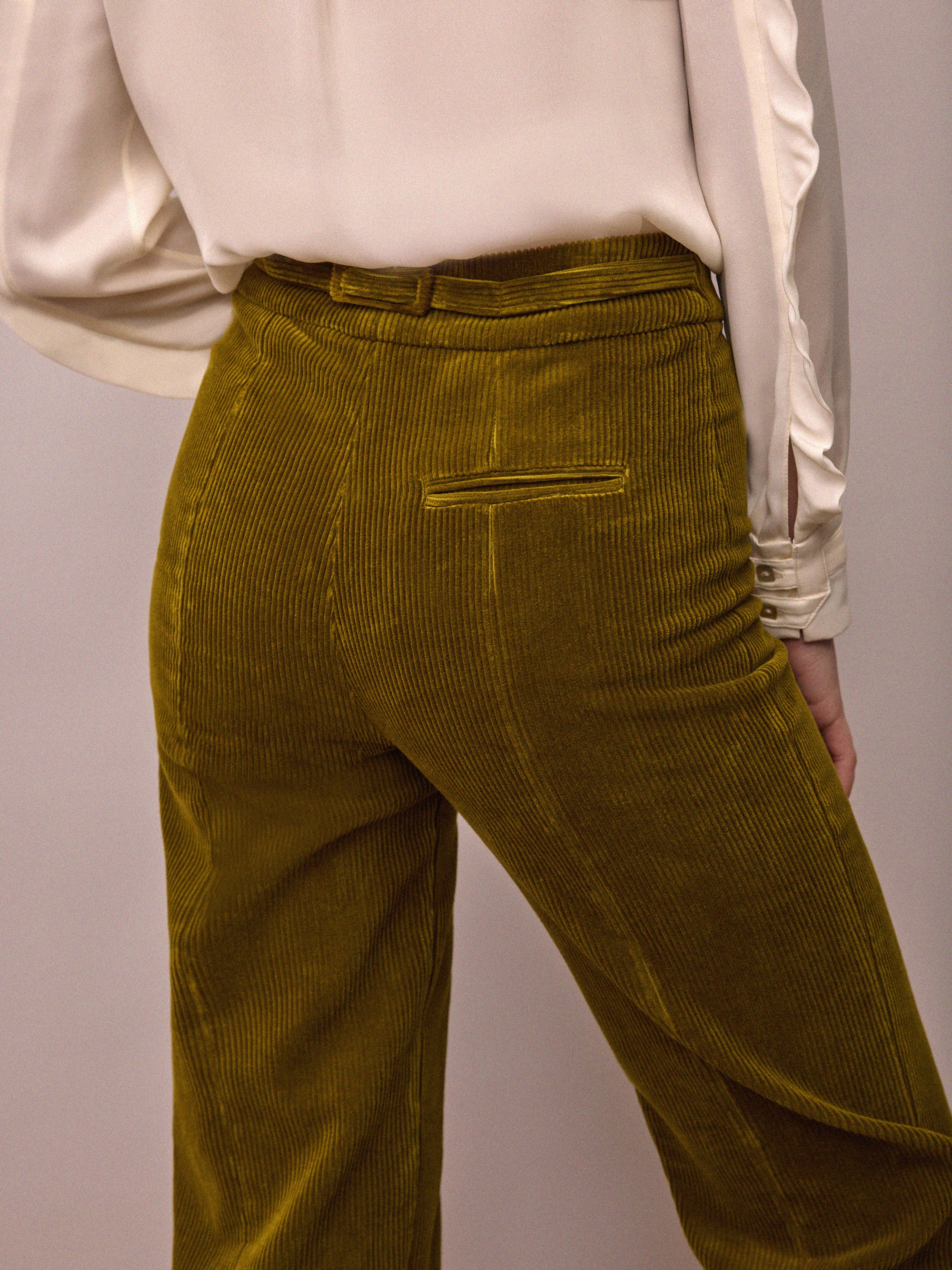 Toni Trouser / Chartreuse Corduroy