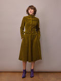 Charlie Dress / Chartreuse Corduroy