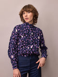 Frankie Shirt / Abstract Silk Print