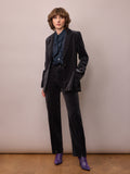 Toni Trouser / Slate Velvet
