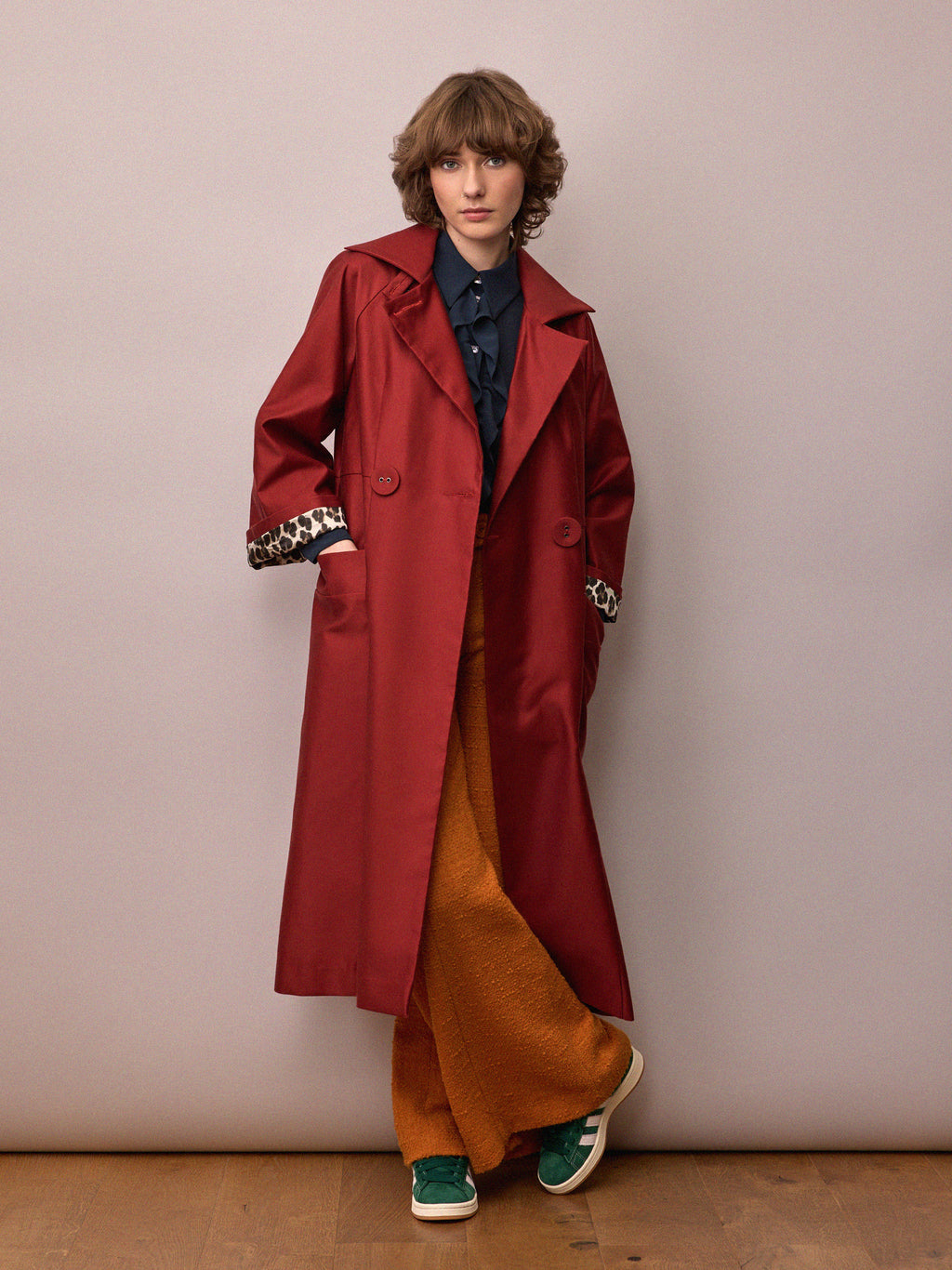 Ryder Rain Coat / Burnt Sienna