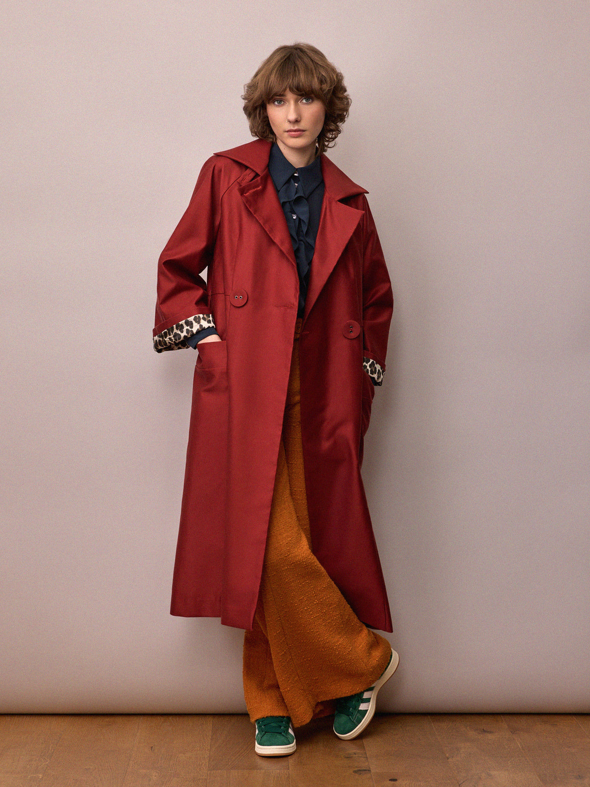 Ryder Rain Coat / Burnt Sienna