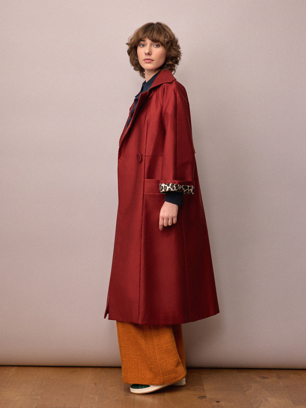 Ryder Rain Coat / Burnt Sienna