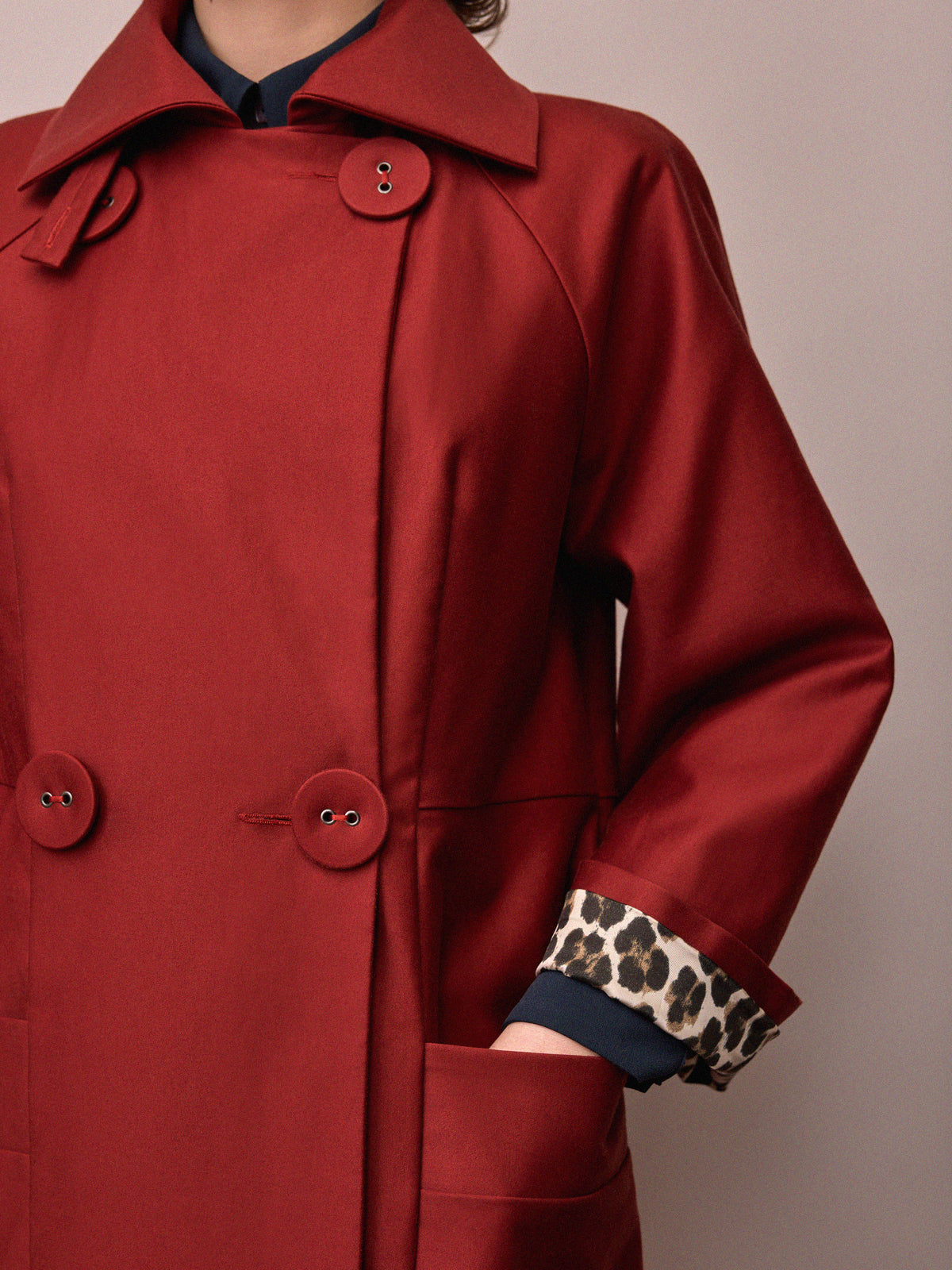 Ryder Rain Coat / Burnt Sienna