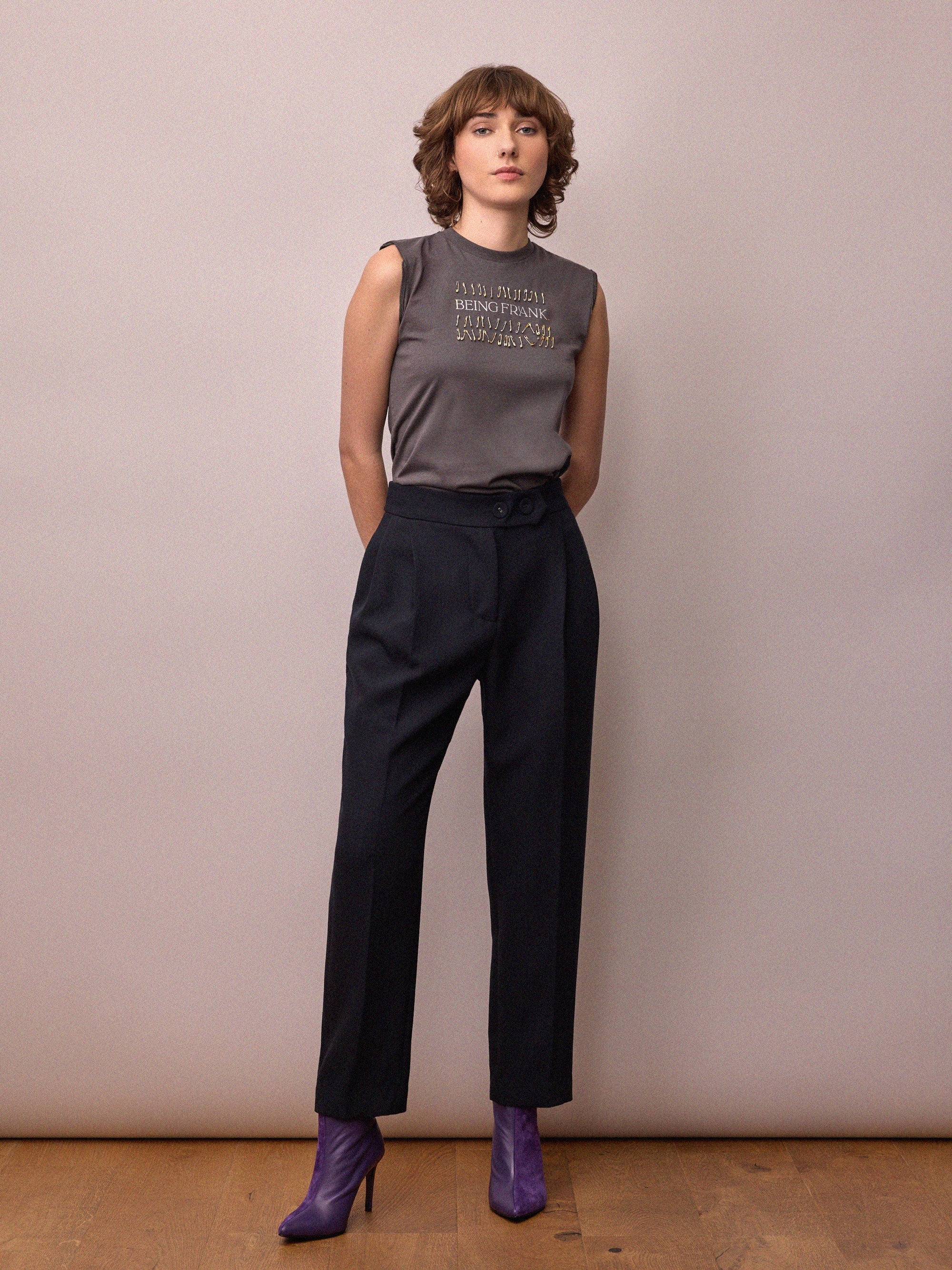 Penelope Trouser / Midnight Wool