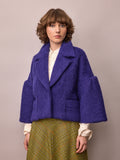 Edie Jacket - Electric Purple Mohair