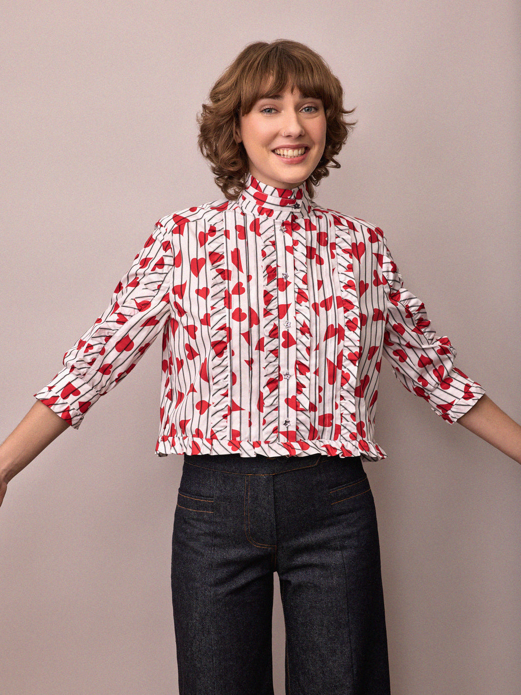 Frankie Shirt / Valentine Print