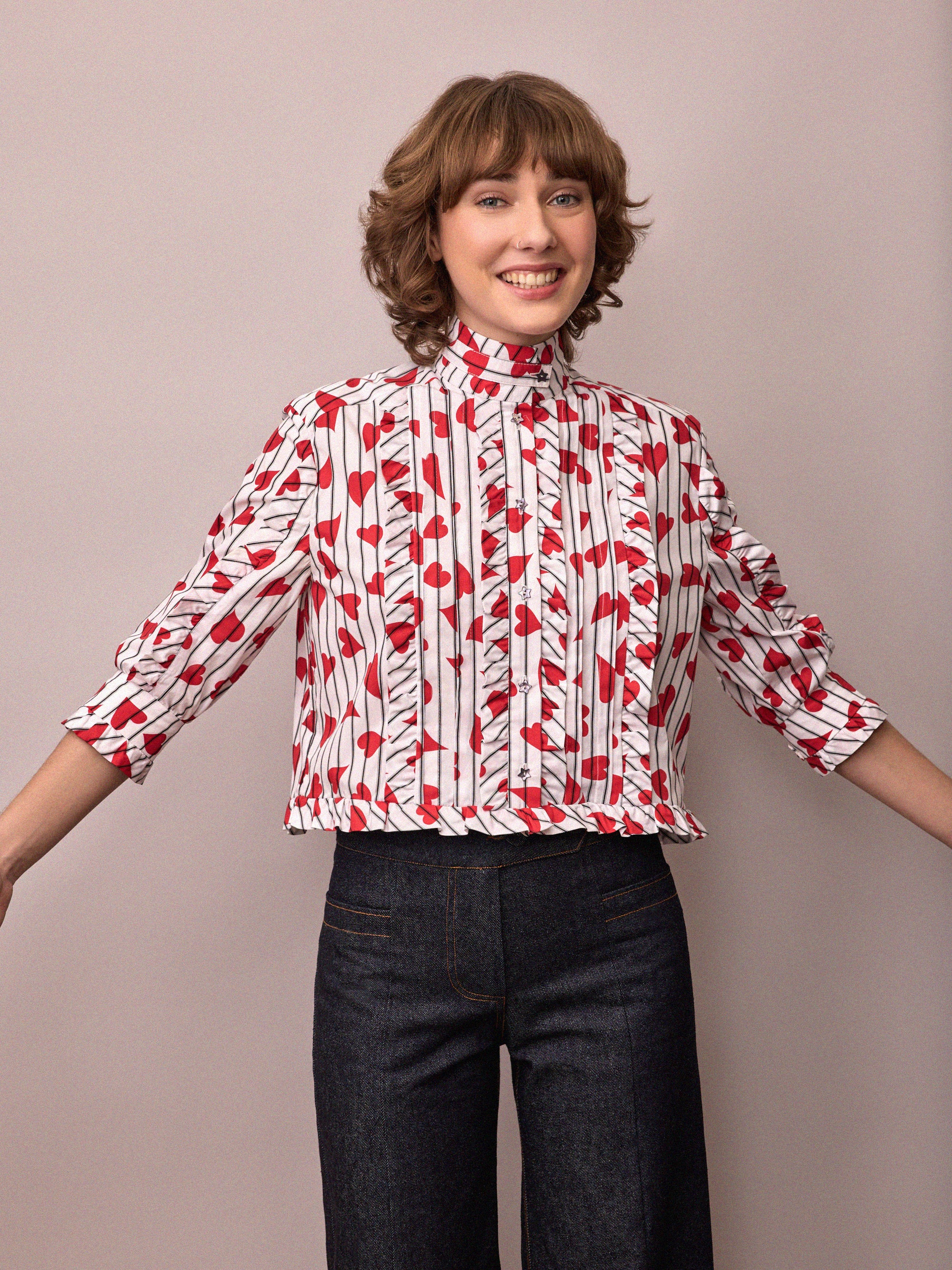 Frankie Shirt / Valentine Print