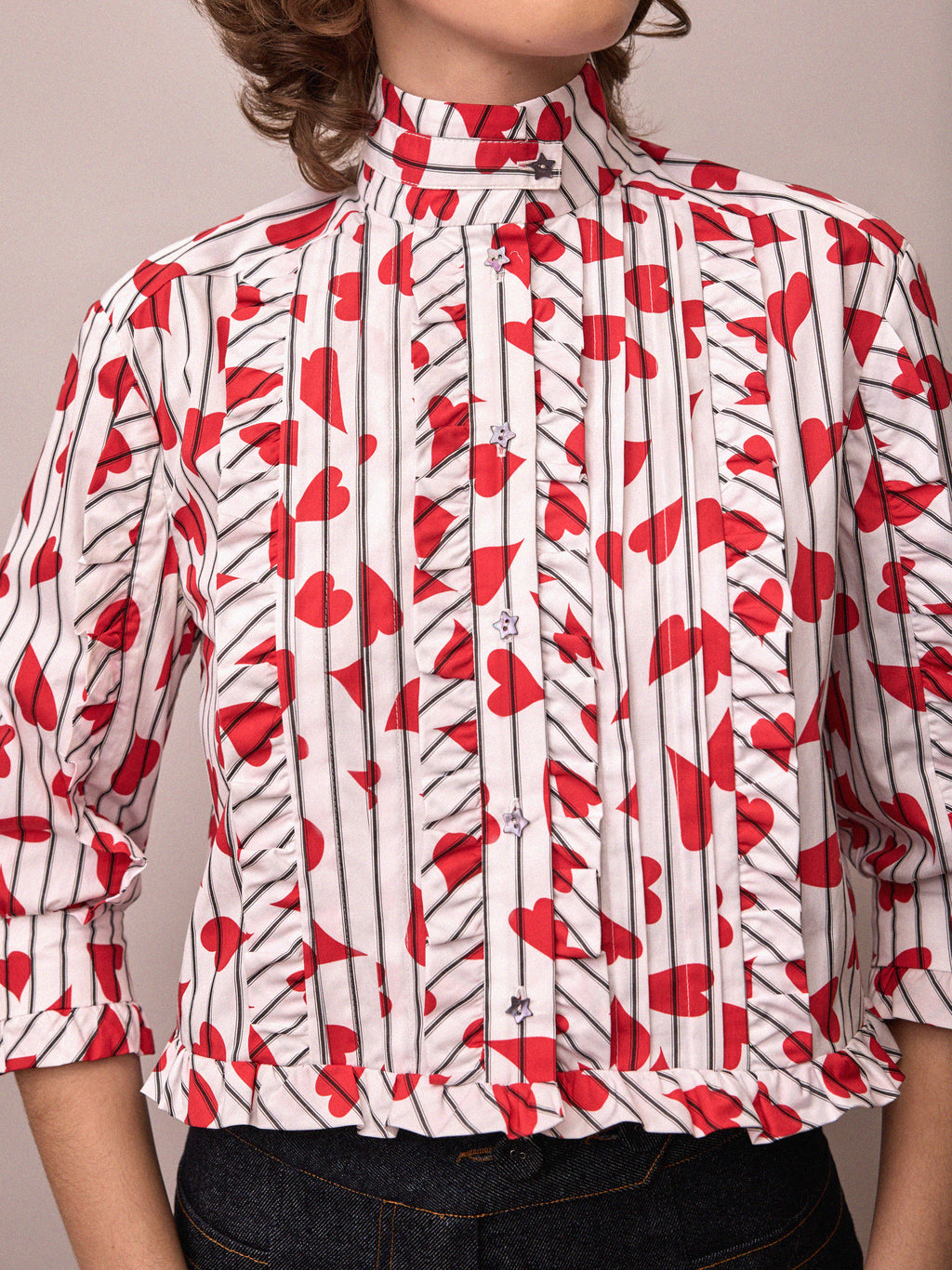 Frankie Shirt / Valentine Print