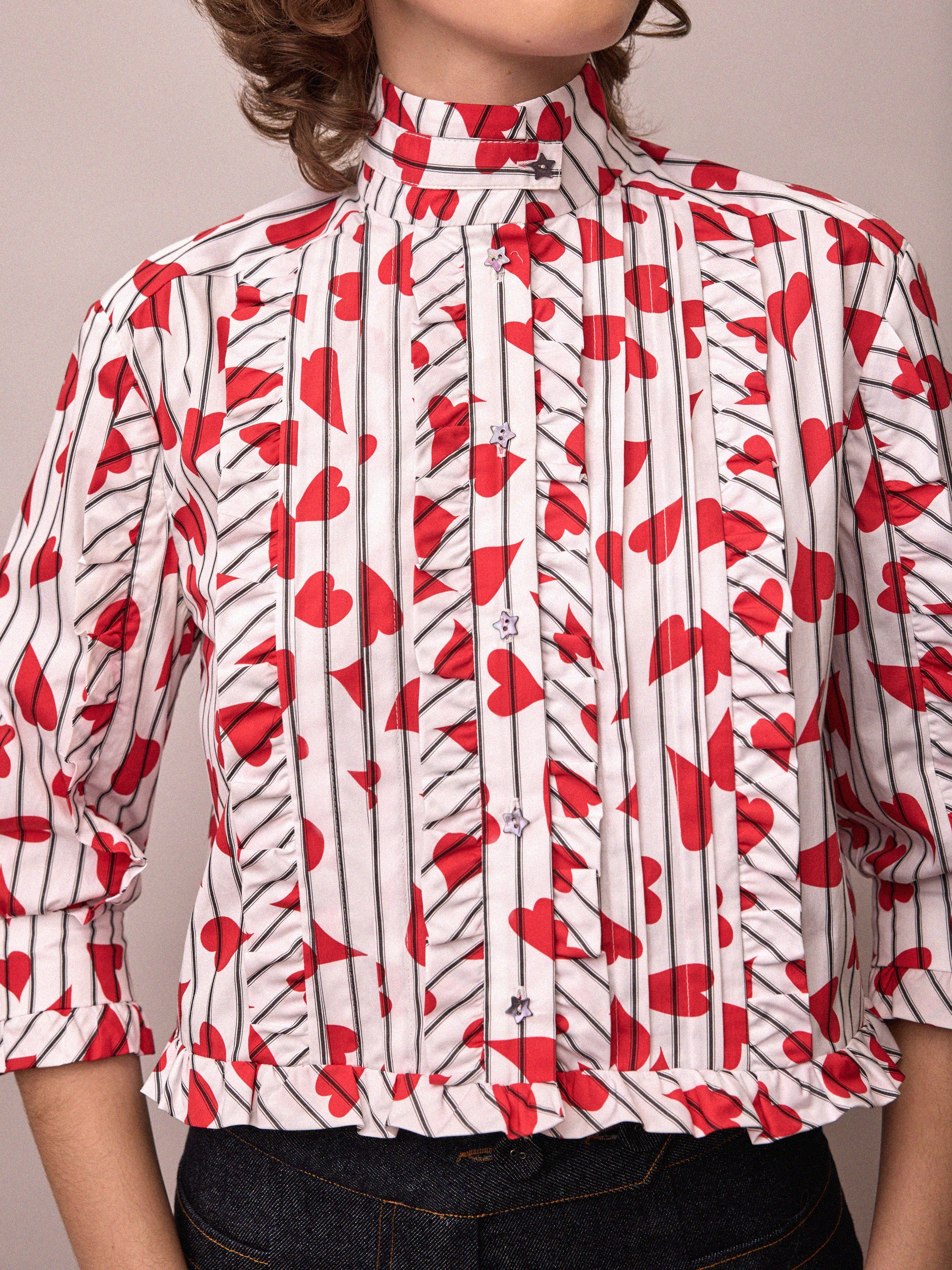 Frankie Shirt / Valentine Print