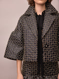 Edie Jacket - Black Circular Quilting