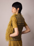 Aubrey Cropped Gilet / Mustard