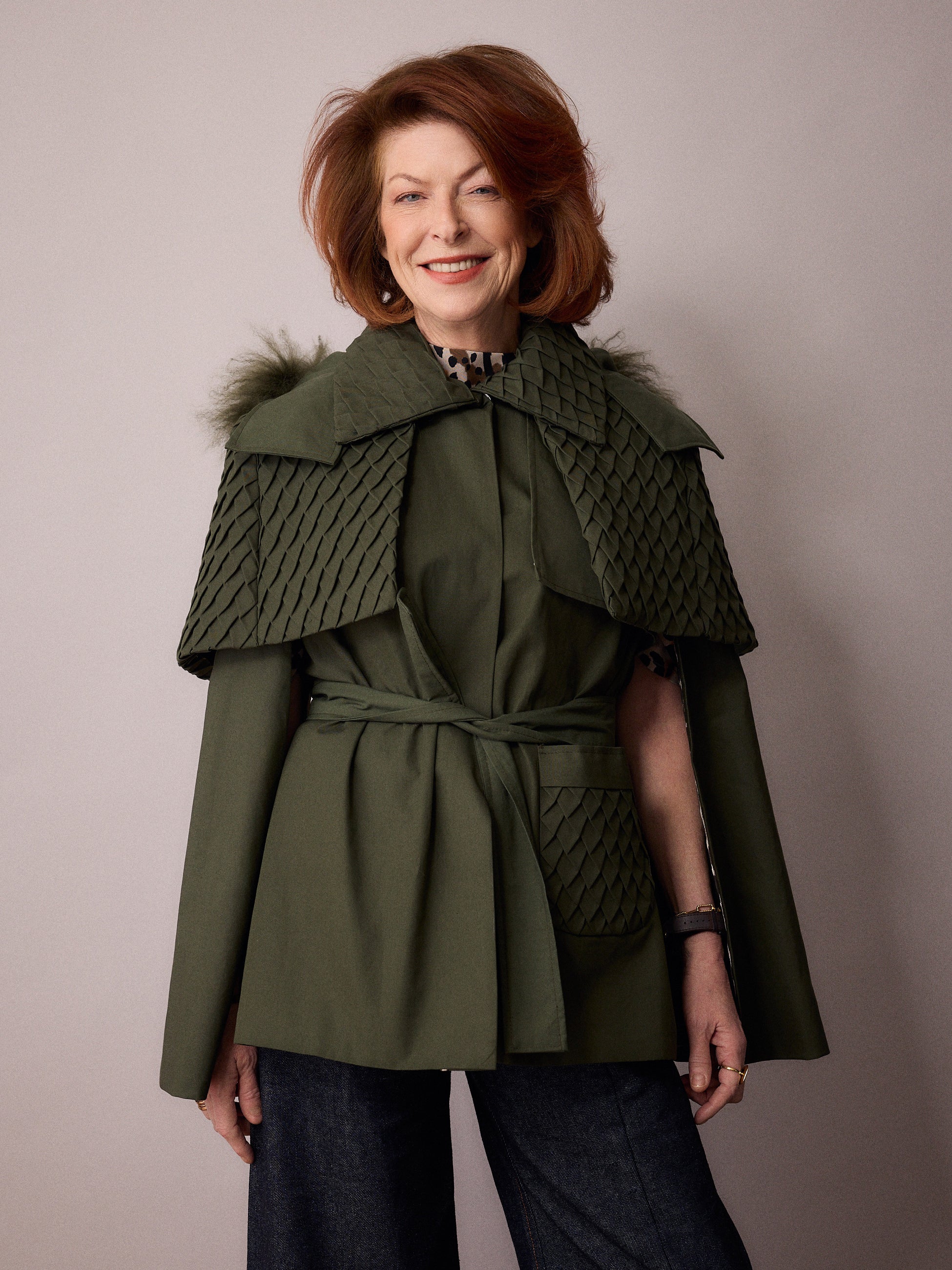 Nephele Rain Cape / Forest Green