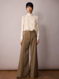 Anderson Trouser / Sand Pinstripe