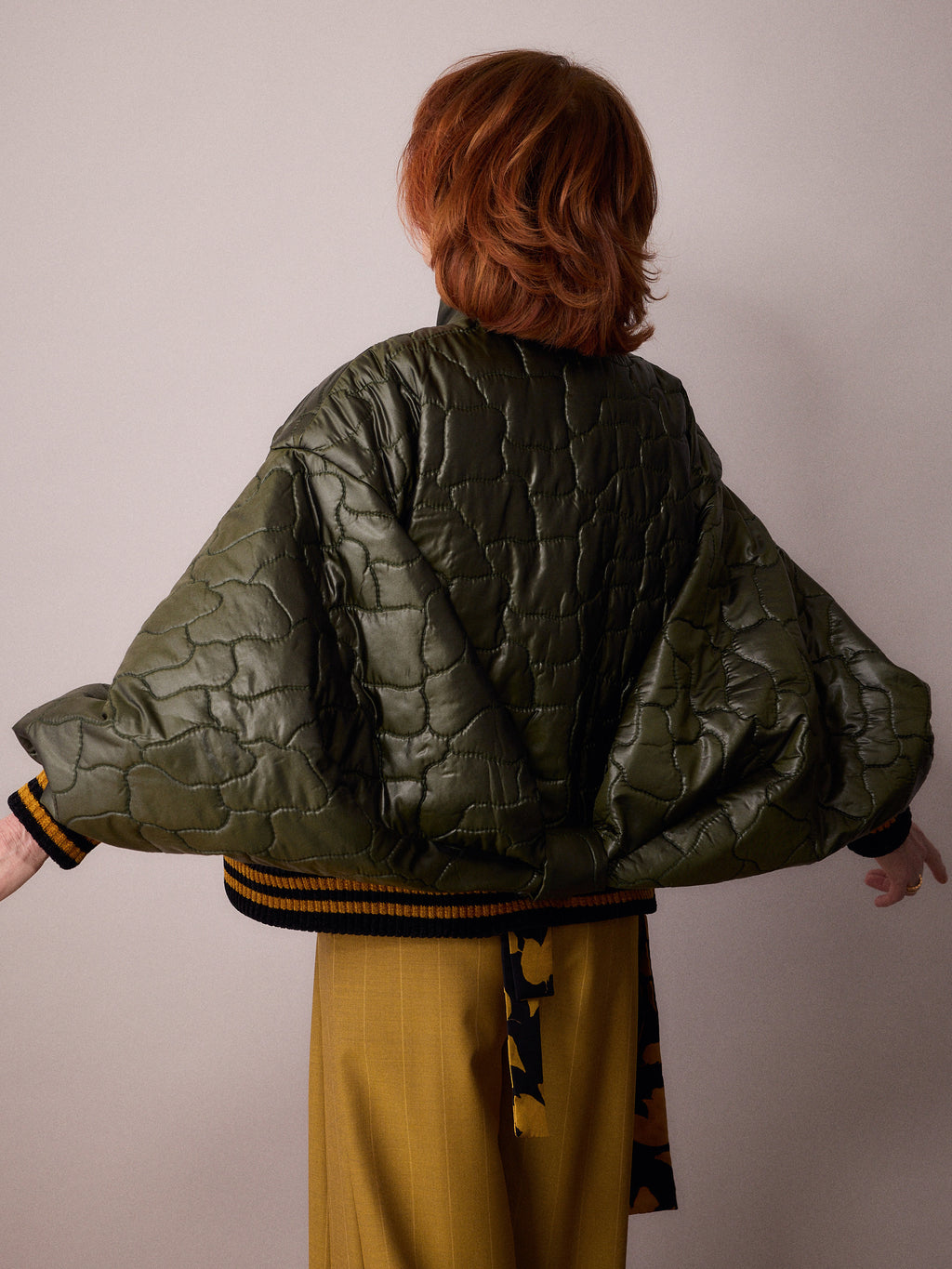 Ms K Bomber Jacket / Olive