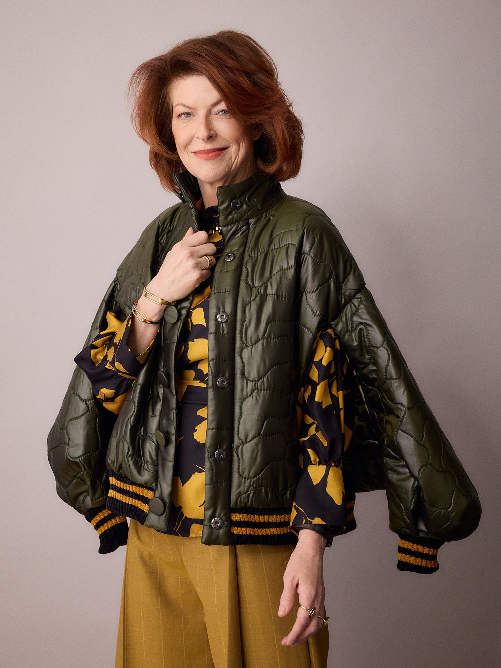 Ms K Bomber Jacket / Olive