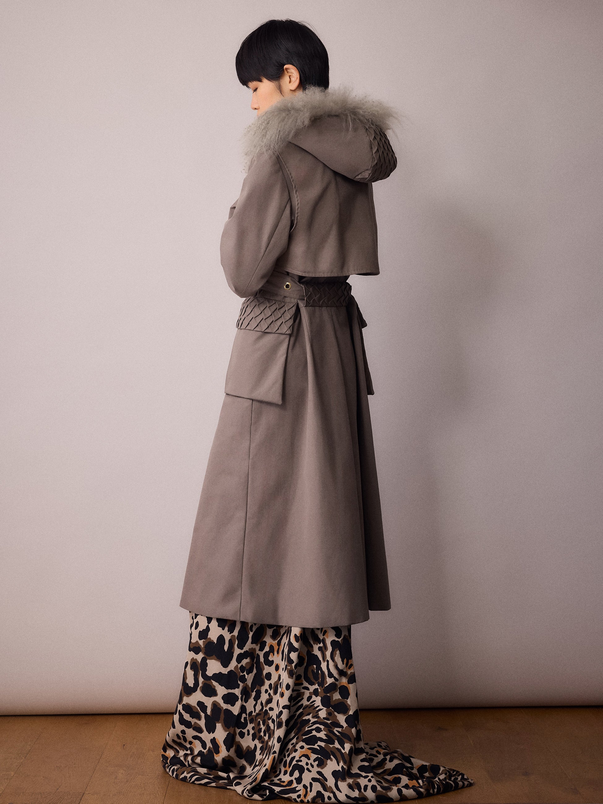 Iris Rain Coat / Elephant Grey