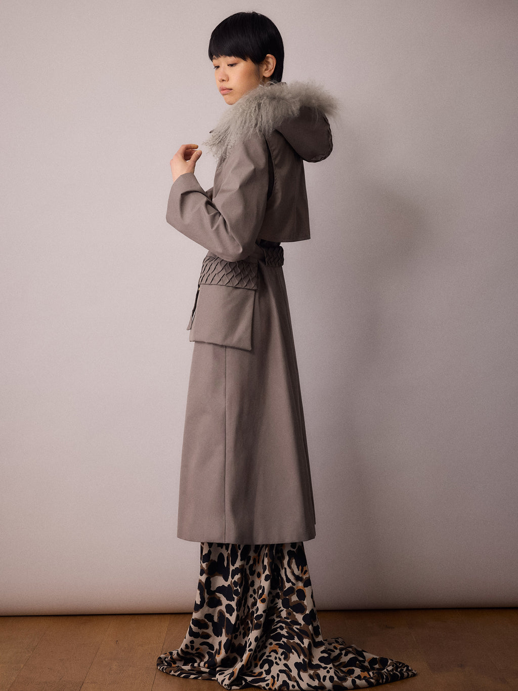 Iris Rain Coat / Elephant Grey