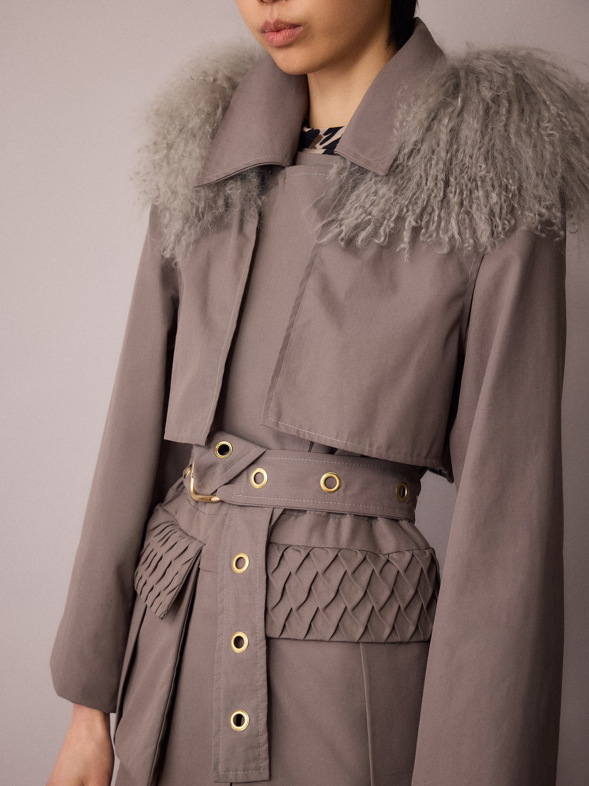 Iris Rain Coat / Elephant Grey