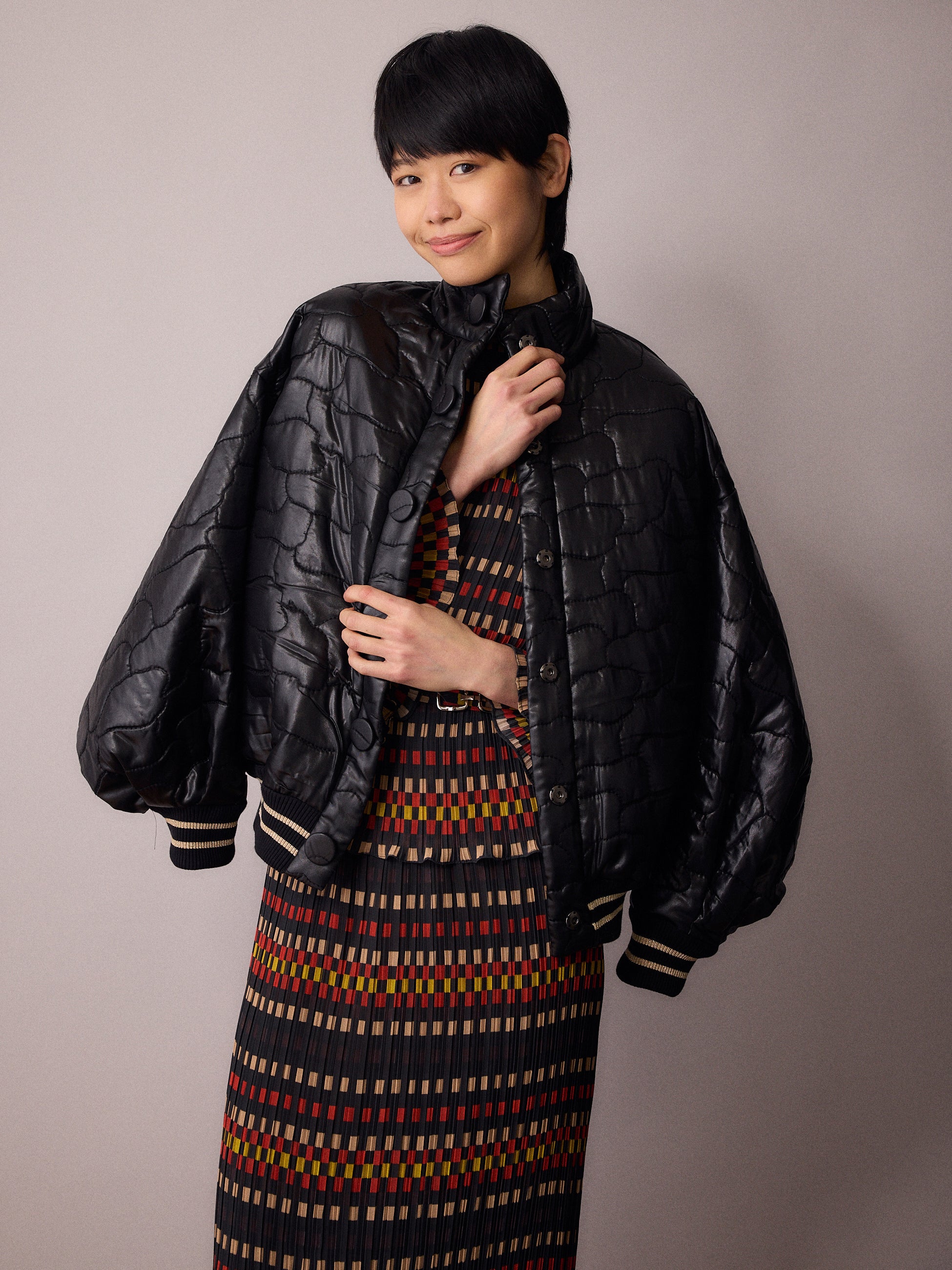 Ms K Bomber Jacket / Onyx
