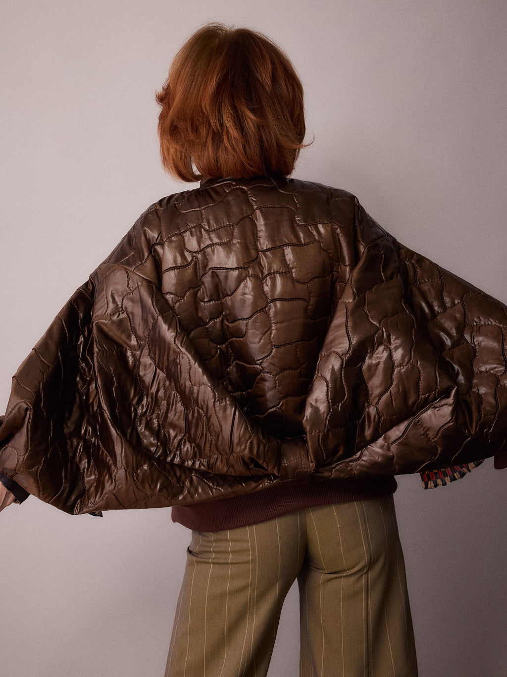 Ms K Bomber Jacket / Chocolate