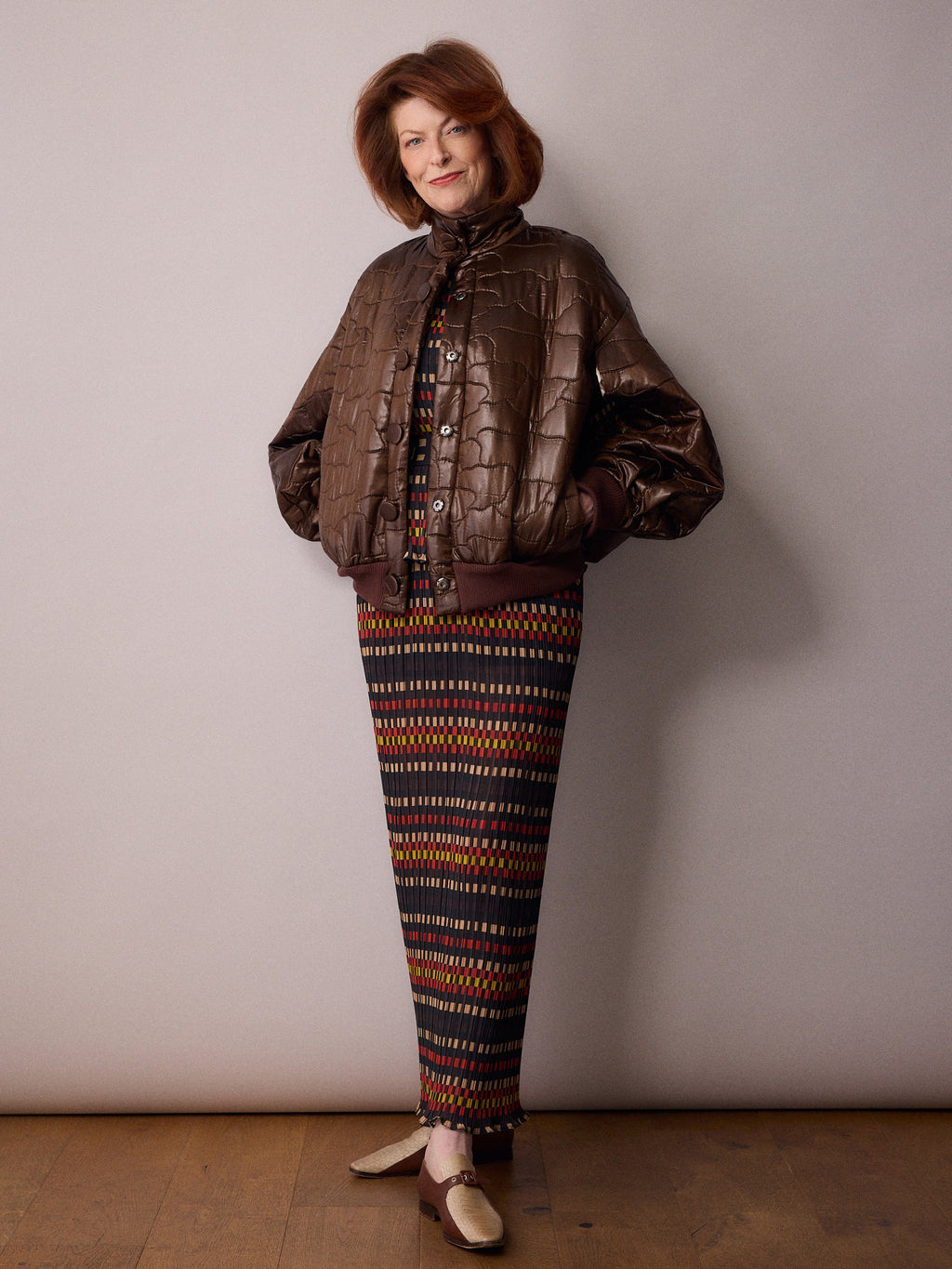 Ms K Bomber Jacket / Chocolate