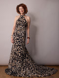 Marianne Bias Cut Dress / Animal