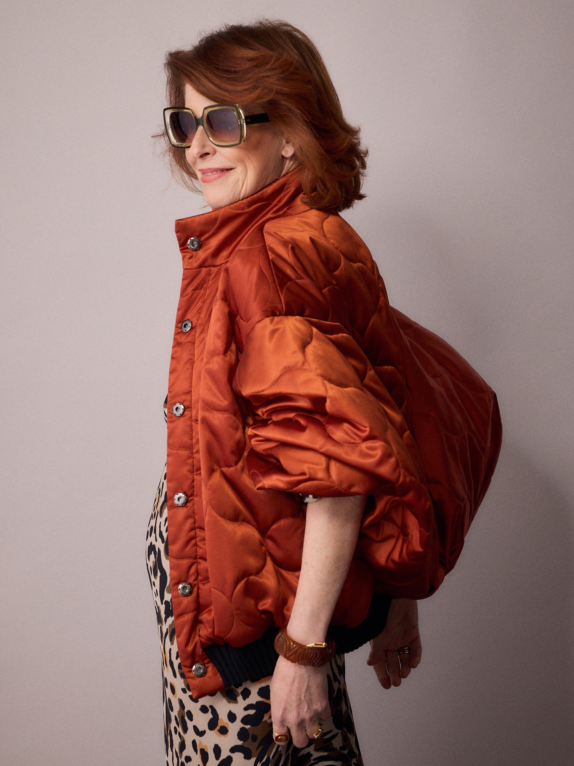 Ms K Bomber Jacket / Amber