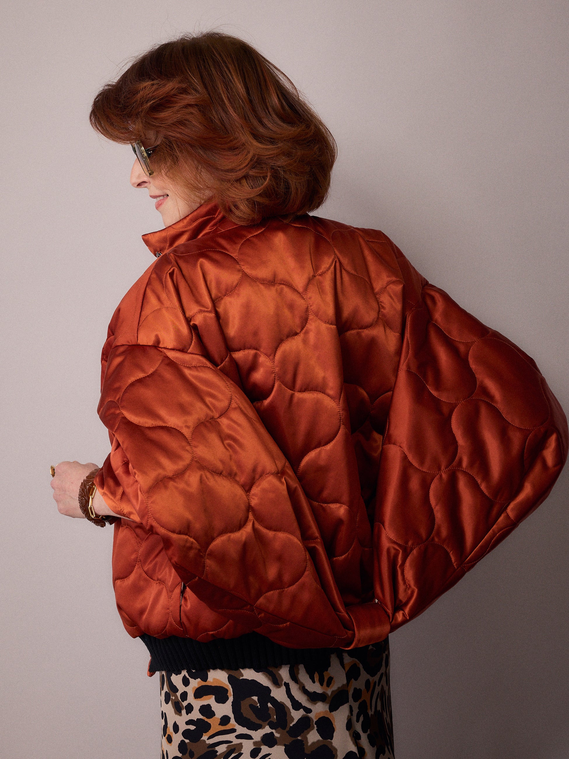 Ms K Bomber Jacket / Amber