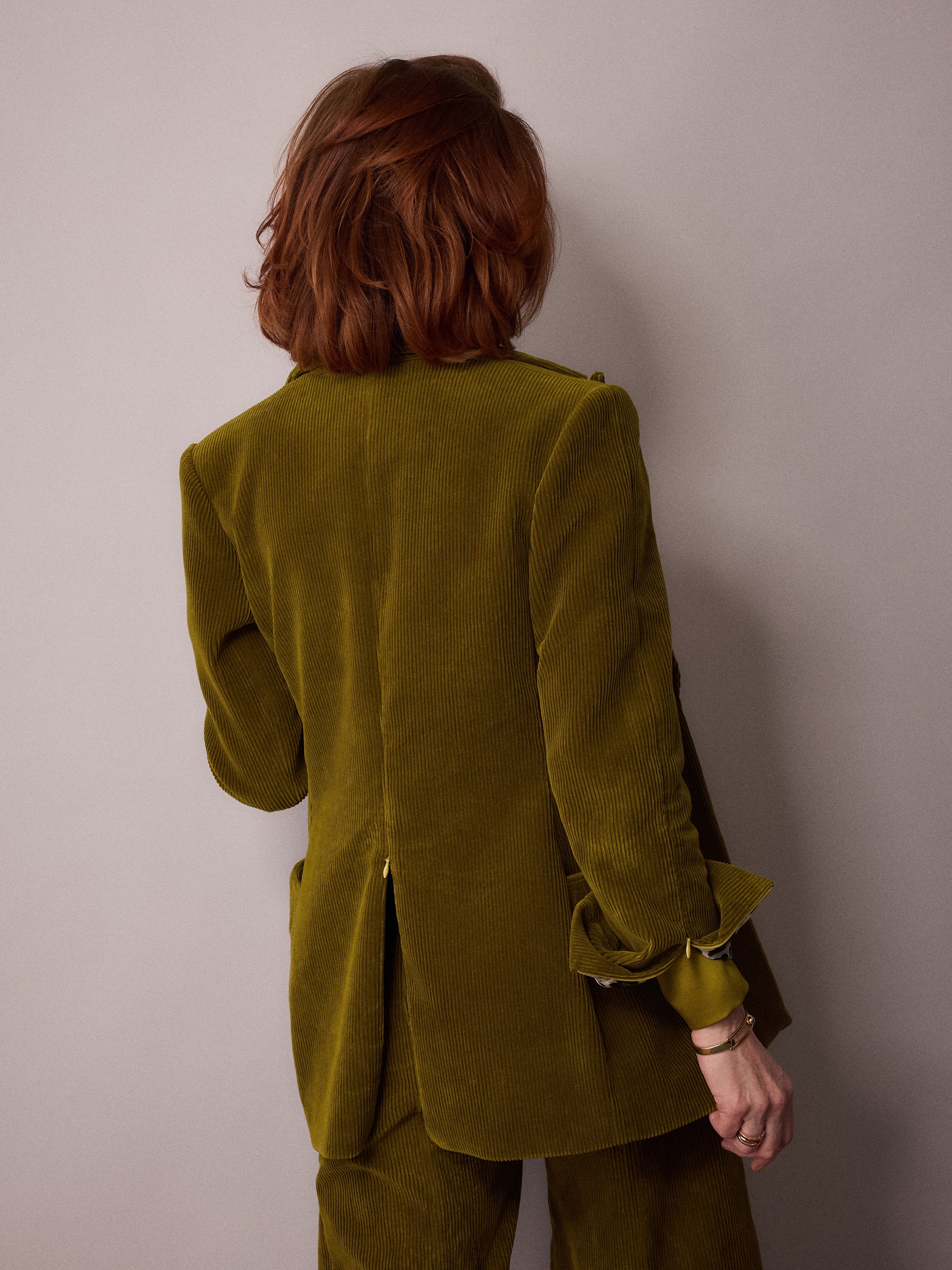 Toni Suit Jacket / Chartreuse Corduroy